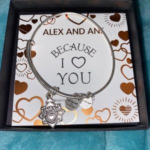 Alex and Ani, bangle, friend